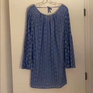 Lace bell sleeve dress
